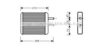 AVA QUALITY COOLING KA6010 Heat Exchanger, interior heating